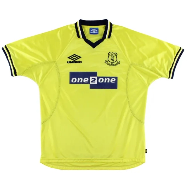 1998-99 Everton Umbro Third Shirt XXL - Everton / Excellent 