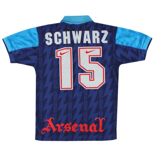 1994-95 Arsenal Nike Away Shirt Schwarz #15 S - Arsenal / Excellent 