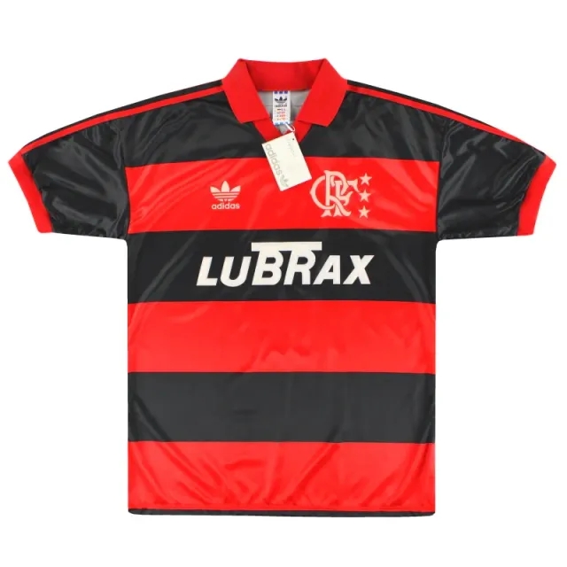 1990-92 Flamengo adidas Home Shirt #84 M/L - Central and South American Clubs / Excellent 