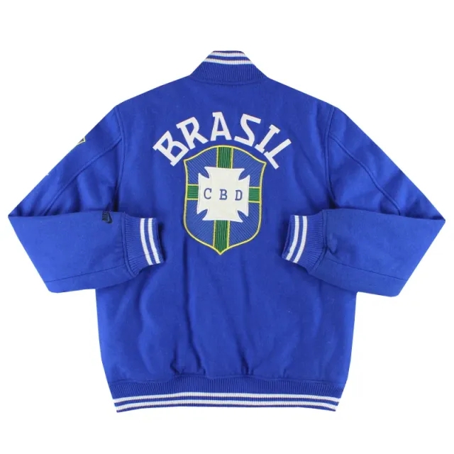 2011 Brazil Nike Destroyer Bomber Jacket L - Brazil / Excellent 