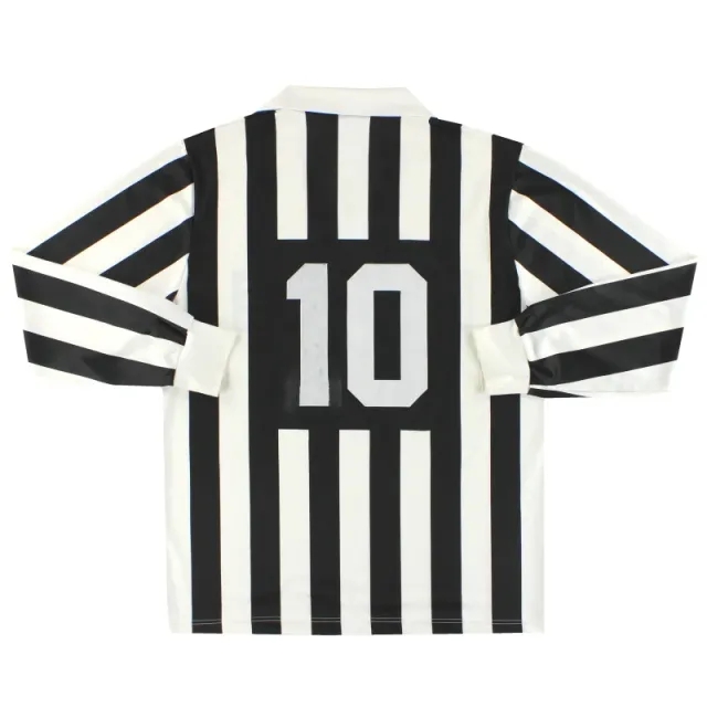 1992-94 Juventus Kappa Home Shirt #10 L/S XL - Juventus / Very Good 