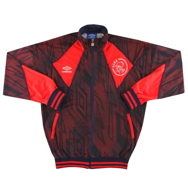 1994-95 Ajax Umbro Track Jacket L - Ajax / Excellent 