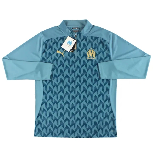 2024-25 Marseille Puma Pre-Match 1/4 Zip Training Top *BNIB* - Olympique Marseille / BNIB 