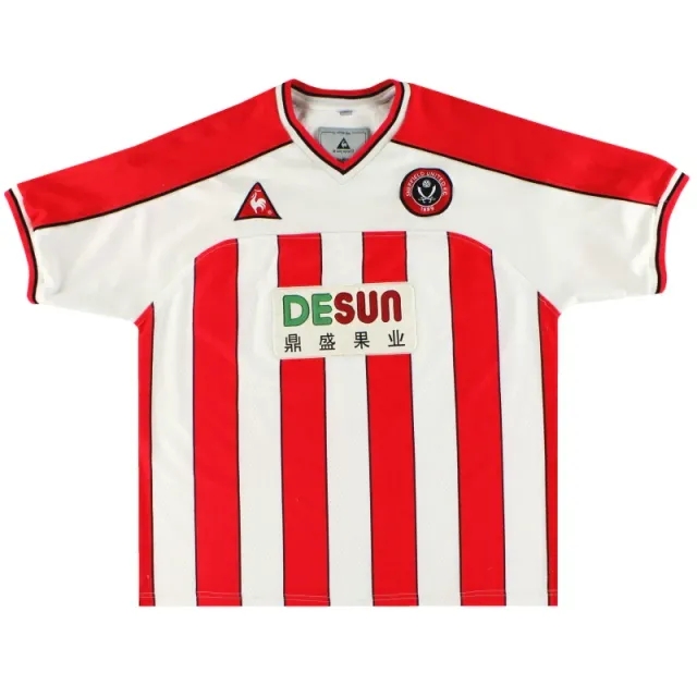 2002-04 Sheffield United Le Coq Sportif Home Shirt XS - Sheffield United / Excellent 