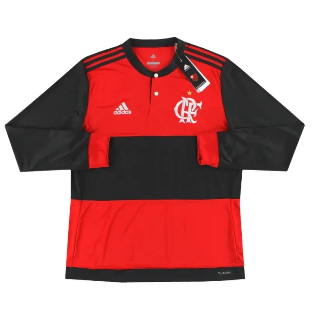 2017 Flamengo adidas Home Shirt #86 L/S *w/tags* L - Central & South American Clubs / w/tags 
