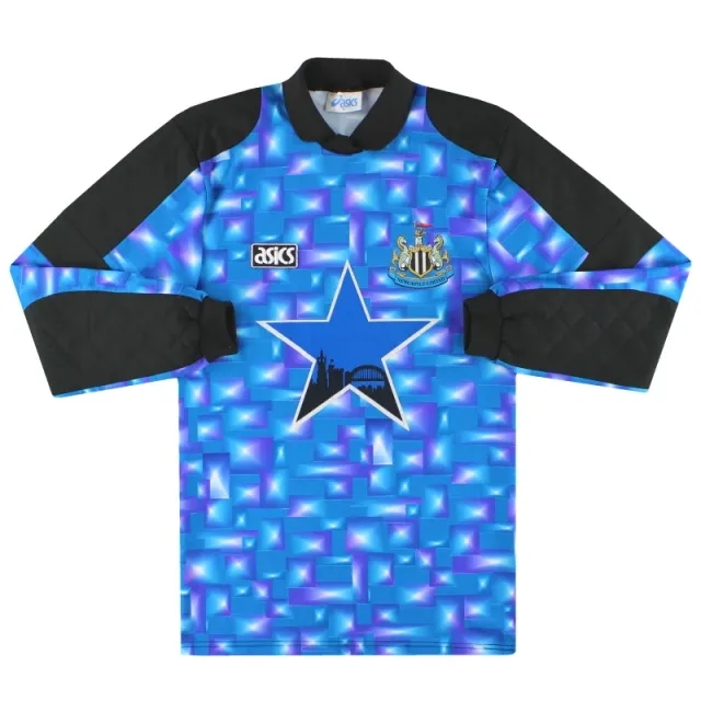 1993-95 Newcastle Asics Goalkeeper Shirt S - Newcastle United / Excellent 