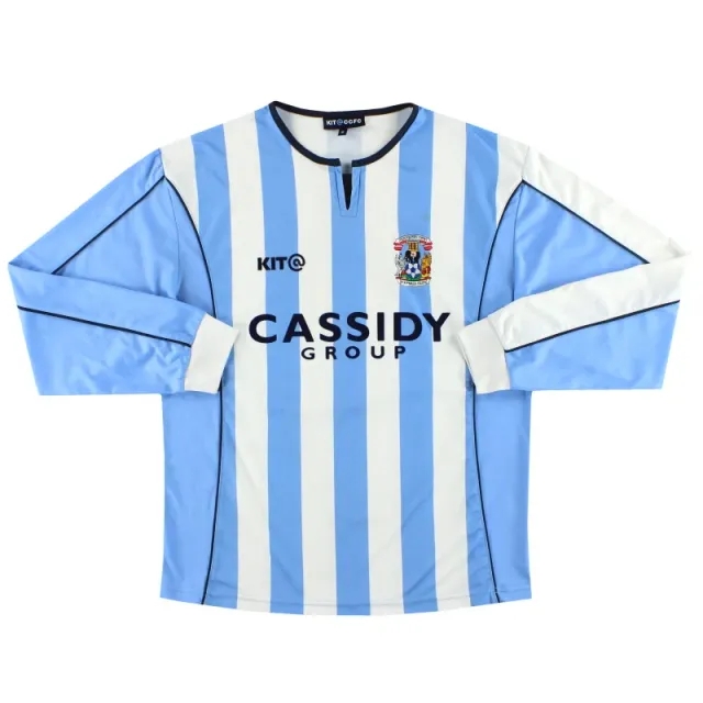 2005-06 Coventry Home Shirt L/S M - Coventry City / Very good 