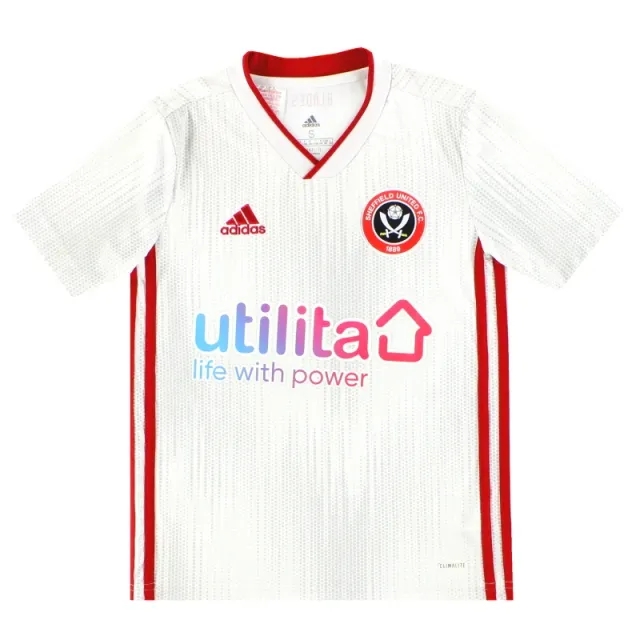 2019-20 Sheffield United adidas Away Shirt S.Boys - Sheffield United / Excellent 