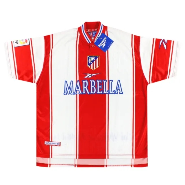 1999-00 Atletico Madrid Reebok Home Shirt *w/tags* L - Atletico Madrid / w/tags 