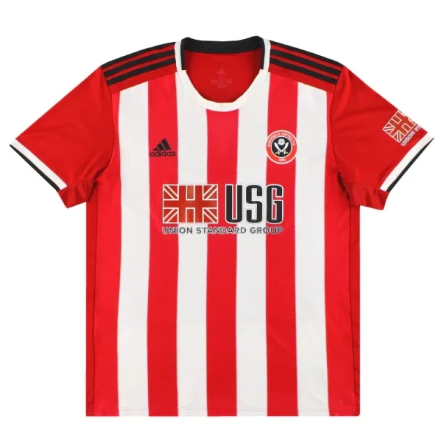 2019-20 Sheffield United adidas Home Shirt XL - Sheffield United / Very good 