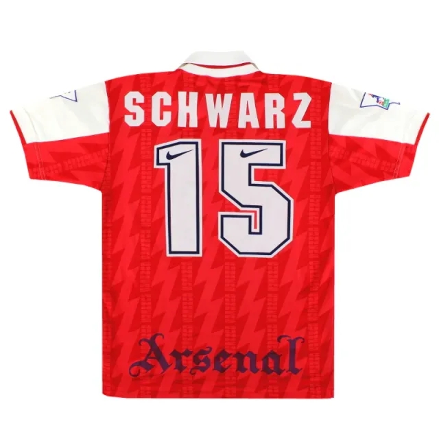 1994-95 Arsenal Nike Home Shirt Schwarz #15 S - Arsenal / Excellent 