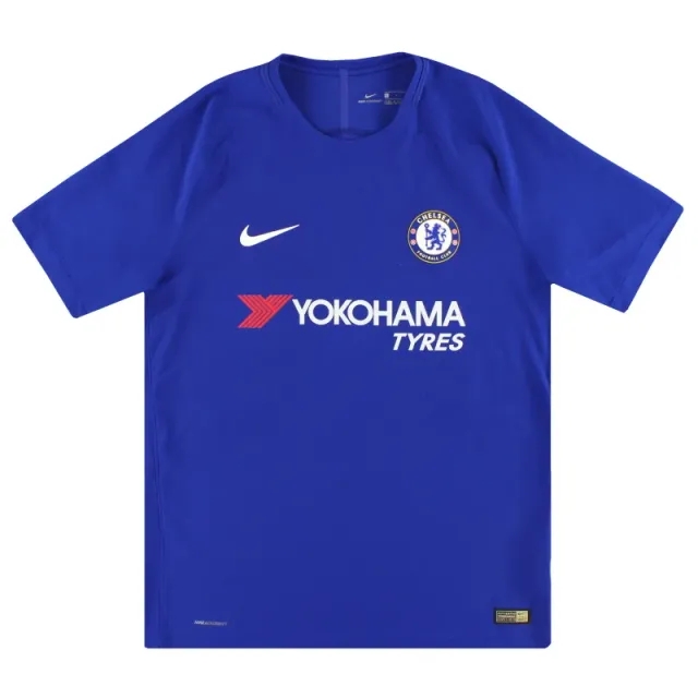 2017-18 Chelsea Nike Authentic Home Shirt *Mint* L - Chelsea / Mint 
