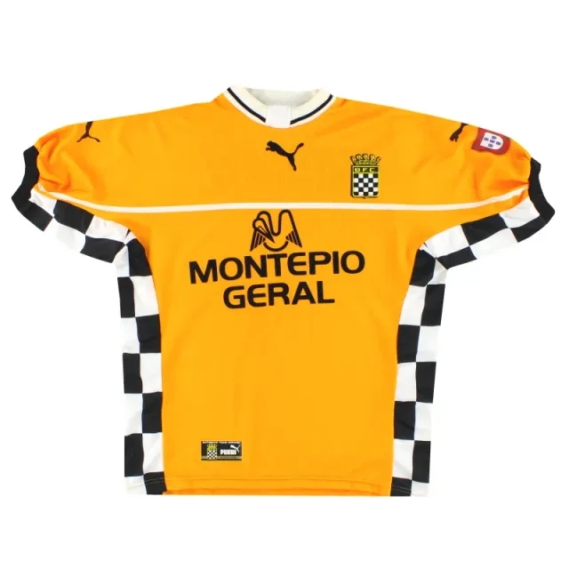 2001-02 Boavista Puma Away Shirt M - Other Portuguese Clubs / Excellent 