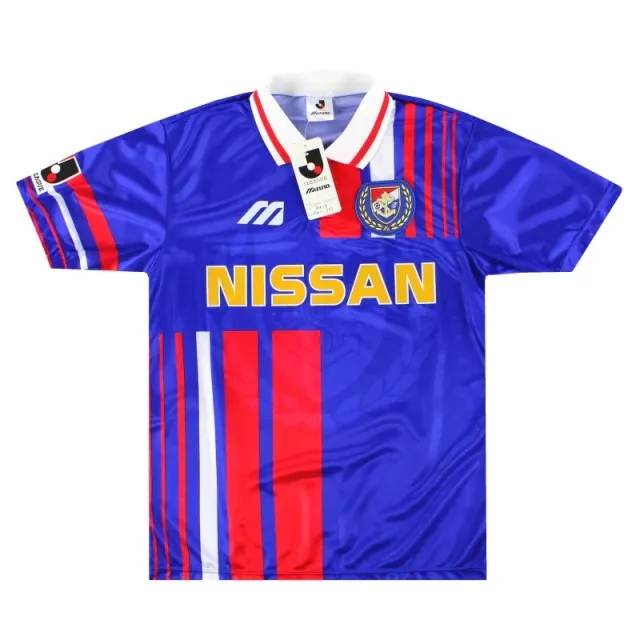 1995-96 Yokohama F. Marinos Mizuno Home Shirt *w/tags* L - Other World Clubs / w/tags 