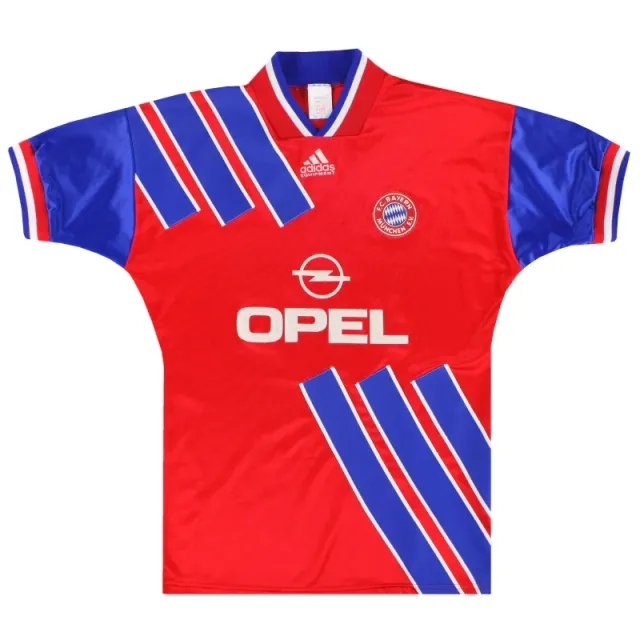 1993-95 Bayern Munich adidas Home Shirt #9 S - Bayern Munich / Very Good 