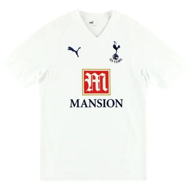 2007-08 Tottenham Puma '125 Year' Home Shirt XL - Tottenham Hotspur / Excellent 
