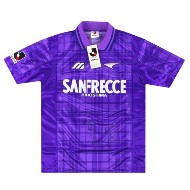 1996 Sanfrecce Hiroshima Mizuno Signed Home Shirt *w/tags* L - Other World Clubs / w/tags 