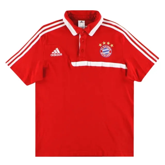 2013-14 Bayern Munich adidas Polo Shirt M/L - Bayern Munich / Excellent / Medium