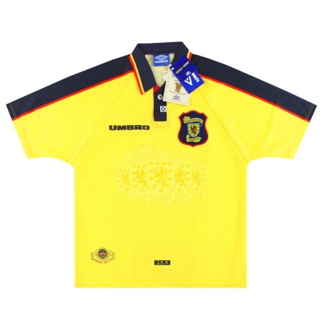 1997-98 Scotland Umbro Away Shirt *w/tags* M - Scotland / w/tags 