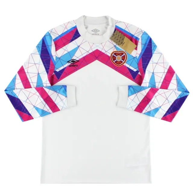 2024-25 Hearts Umbro Home Goalkeeper Shirt L/S *w/tags* - Hearts / BNIB 