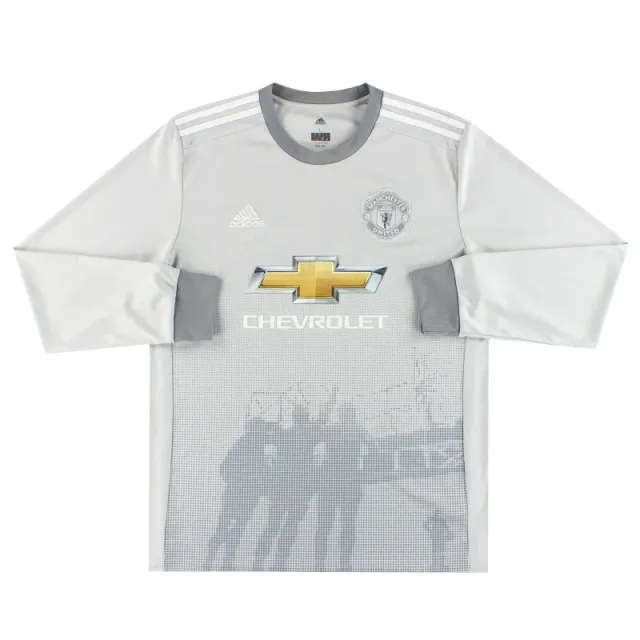 2017-18 Manchester United adidas Third Shirt L/S L - Manchester United / Excellent 