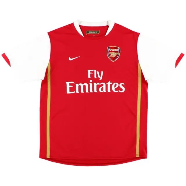 2006-08 Arsenal Nike Home Shirt *Mint* S - Arsenal / Mint 