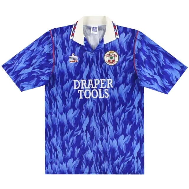 1991-93 Southampton Admiral Away Shirt XL - Southampton / Good 