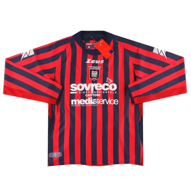 2006-07 FC Crotone Zeus Home Shirt L/S *w/tags* M - Other Italian Clubs / w/tags 