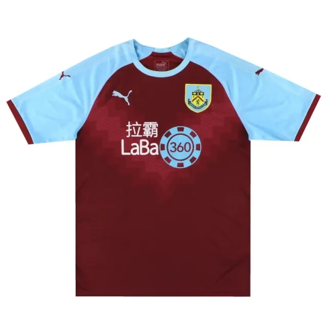 2018-19 Burnley Puma Home Shirt M - Burnley / Excellent 