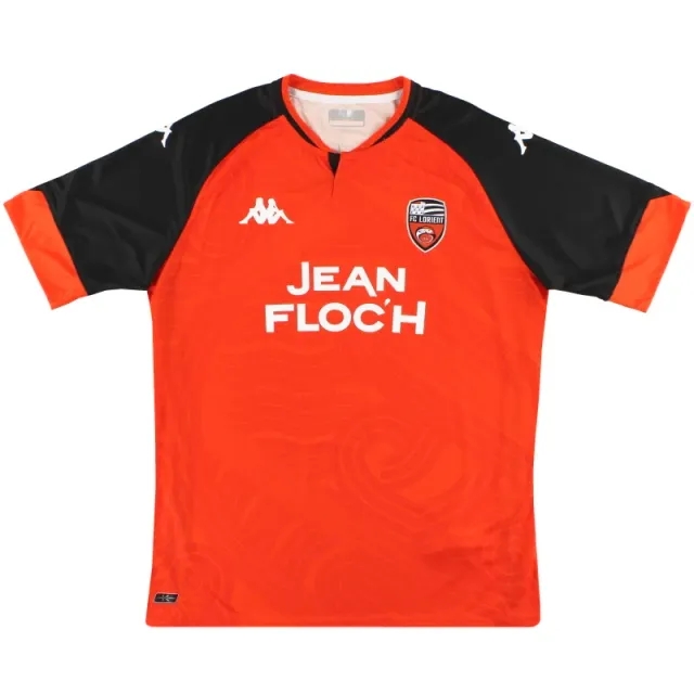 2020-21 FC Lorient Kappa Kombat Home Shirt L - Other French Clubs / Excellent 