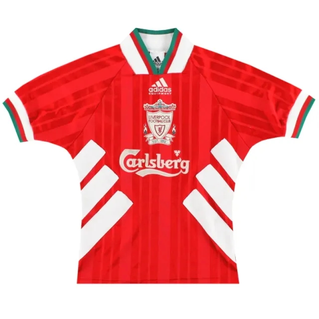 1993-95 Liverpool adidas Home Shirt Y - Liverpool / Excellent 