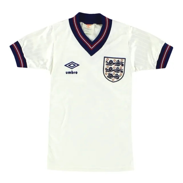 1984-87 England Umbro Home Shirt Y - England / Excellent 