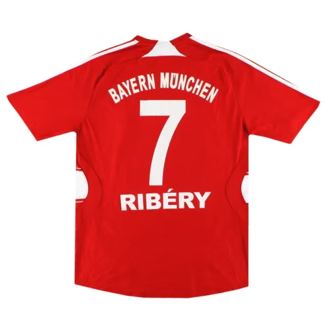 2007-08 Bayern Munich adidas Home Shirt Ribery #7 M - Bayern Munich / Excellent 