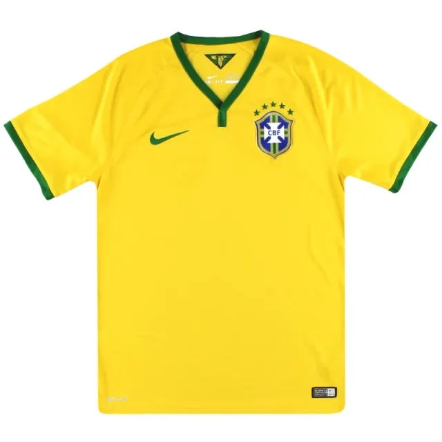 2014-15 Brazil Nike Home Shirt XXL - Brazil / Excellent 