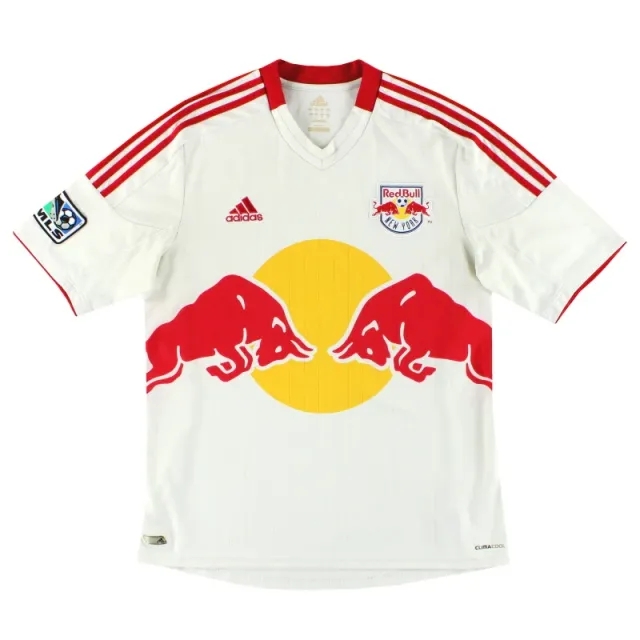 2012-13 New York Red Bull adidas Home Shirt L - USA Soccer Clubs / Excellent 