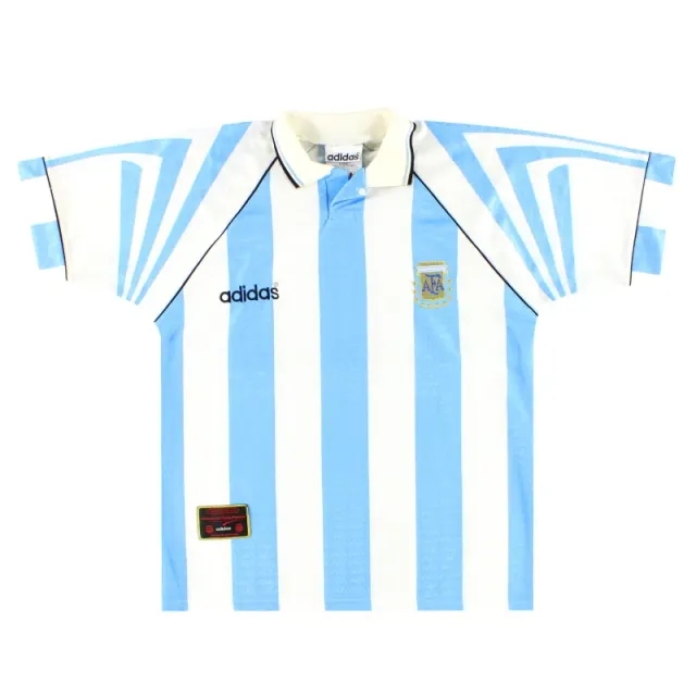 1996-98 Argentina adidas Home Shirt *Mint* M - Argentina / Mint 