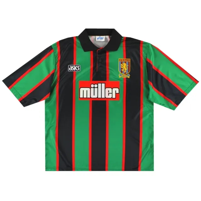 1993-95 Aston Villa Asics Away Shirt *As New* XL - Aston Villa / As New 