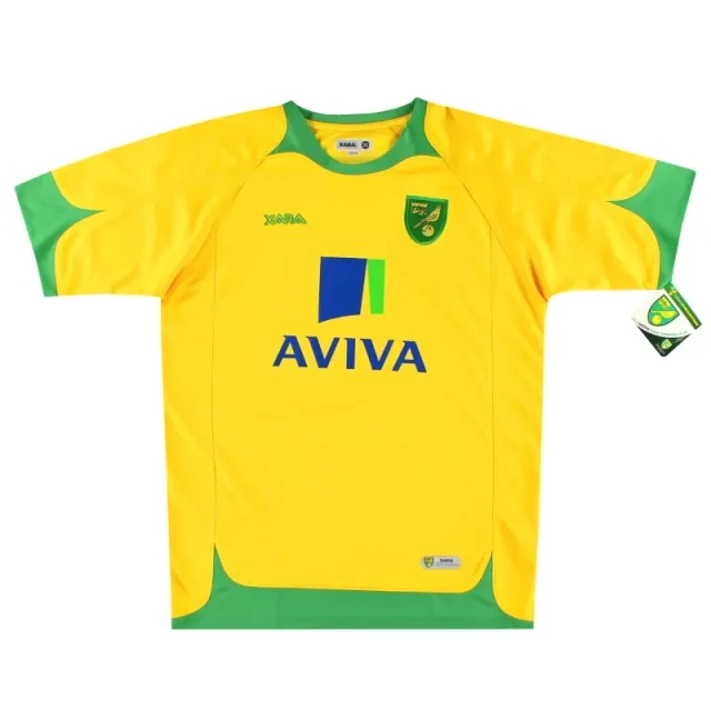 2008-10 Norwich City Xara Home Shirt *w/tags* M - Norwich City / w/tags 