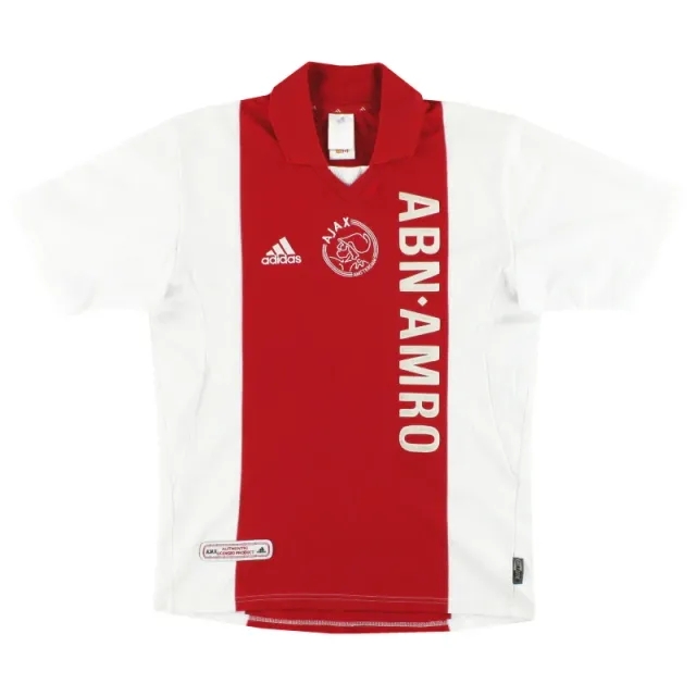 2001-02 Ajax adidas Home Shirt L - Ajax / Excellent 