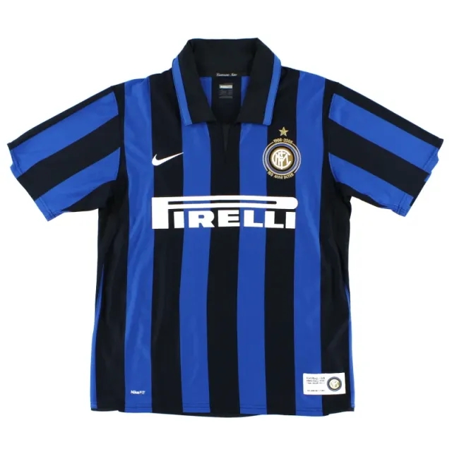 2007-08 Inter Milan Centenary Home Shirt XL - Inter Milan / Excellent 