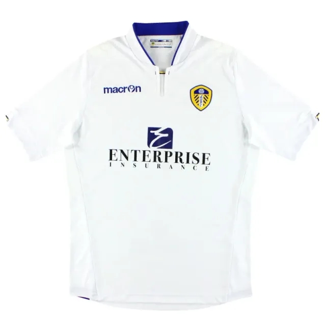 2014-15 Leeds Macron Home Shirt M - Leeds / Excellent 