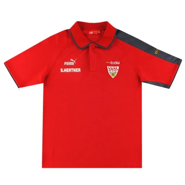 2000's Stuttgart Puma Player Issue Polo Shirt M - Other German Clubs / Excellent 