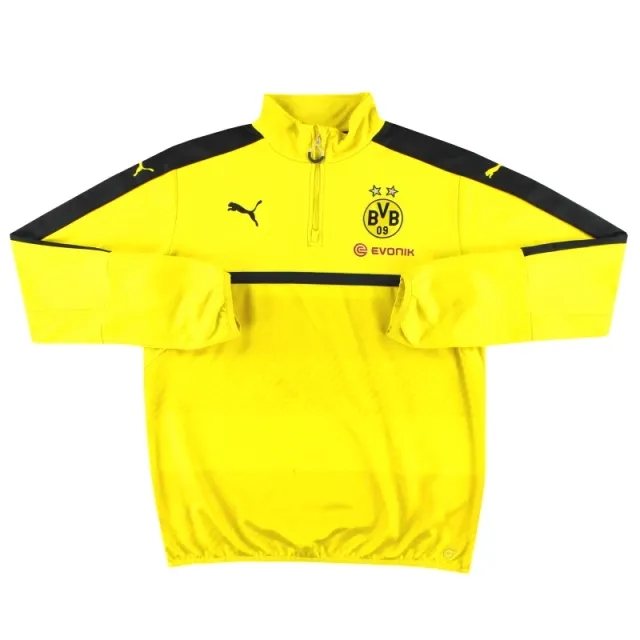 2016-17 Dortmund Puma 1/4 Zip Drill Top XL - Dortmund / Very Good 
