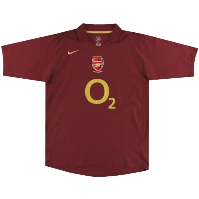 2005-06 Arsenal Nike Commemorative Highbury Home Shirt L - Arsenal / Very Good 
