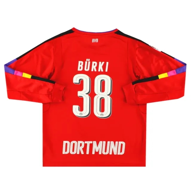 2016-17 Dortmund Puma Goalkeeper Shirt Burki #38 XL.Boys - Dortmund / Excellent 