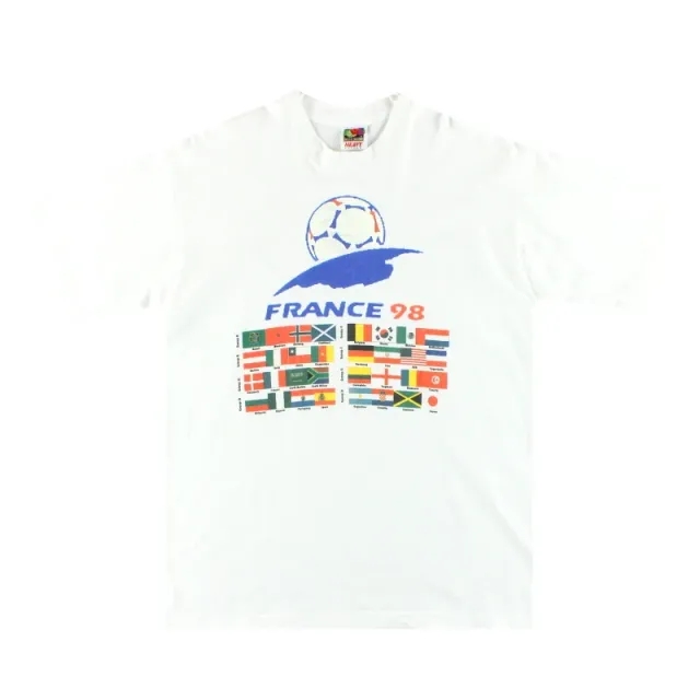 1998 France World Cup Graphic Tee L - France 1998 / Excellent 