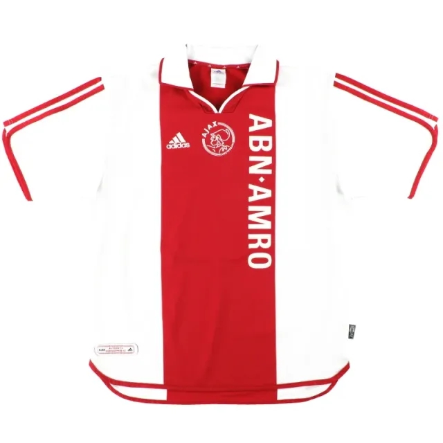2000-01 Ajax adidas Centenary Home Shirt *Mint* L - Ajax / Mint 