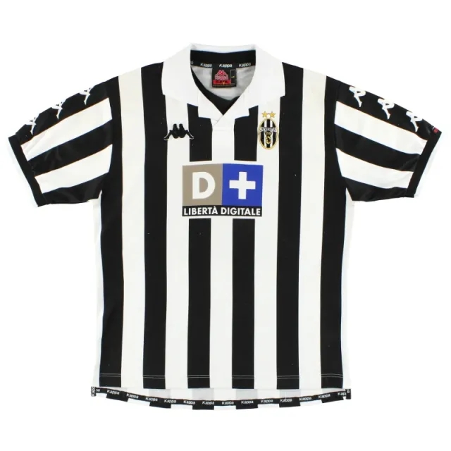 1999-00 Juventus Kappa Home Shirt L - Juventus / Excellent 