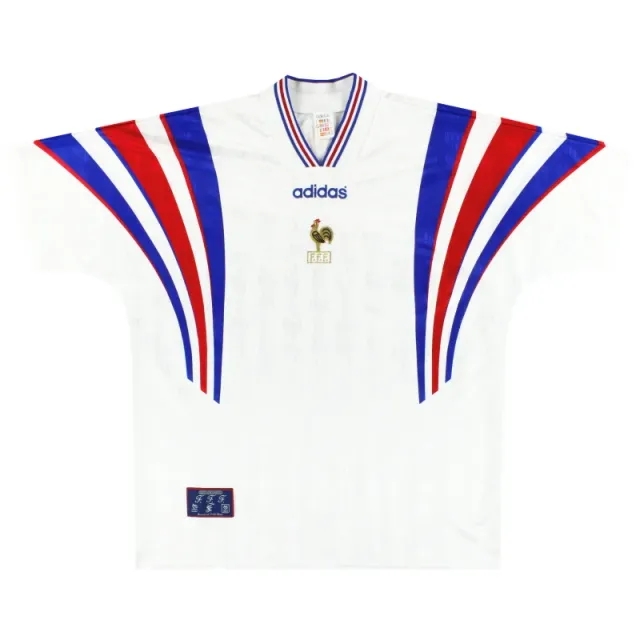 1996-98 France adidas Away Shirt L - France / Excellent 