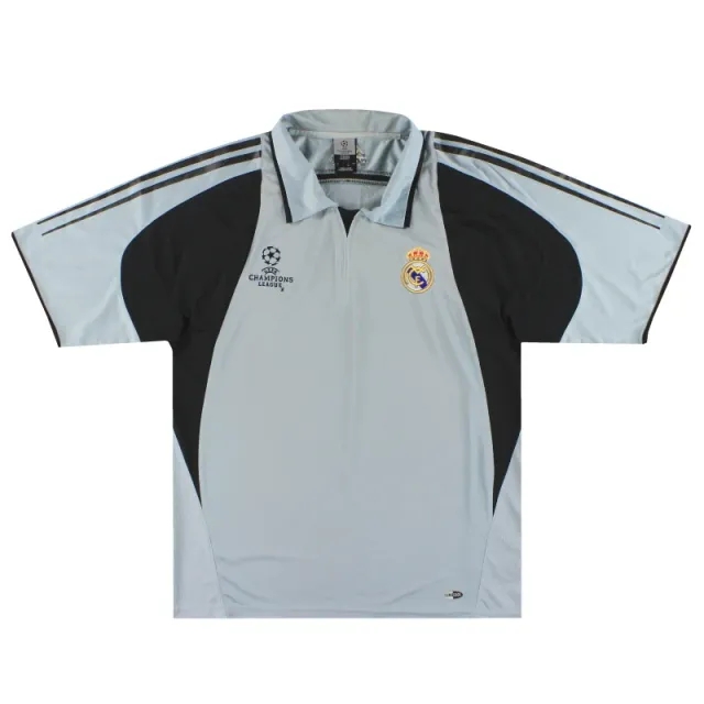 2004-05 Real Madrid adidas CL Training Shirt *Mint* L - Real Madrid / Mint 